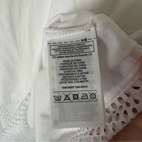 Adidas by Stella McCartney Mesh Tee size S - Picture 6 of 11